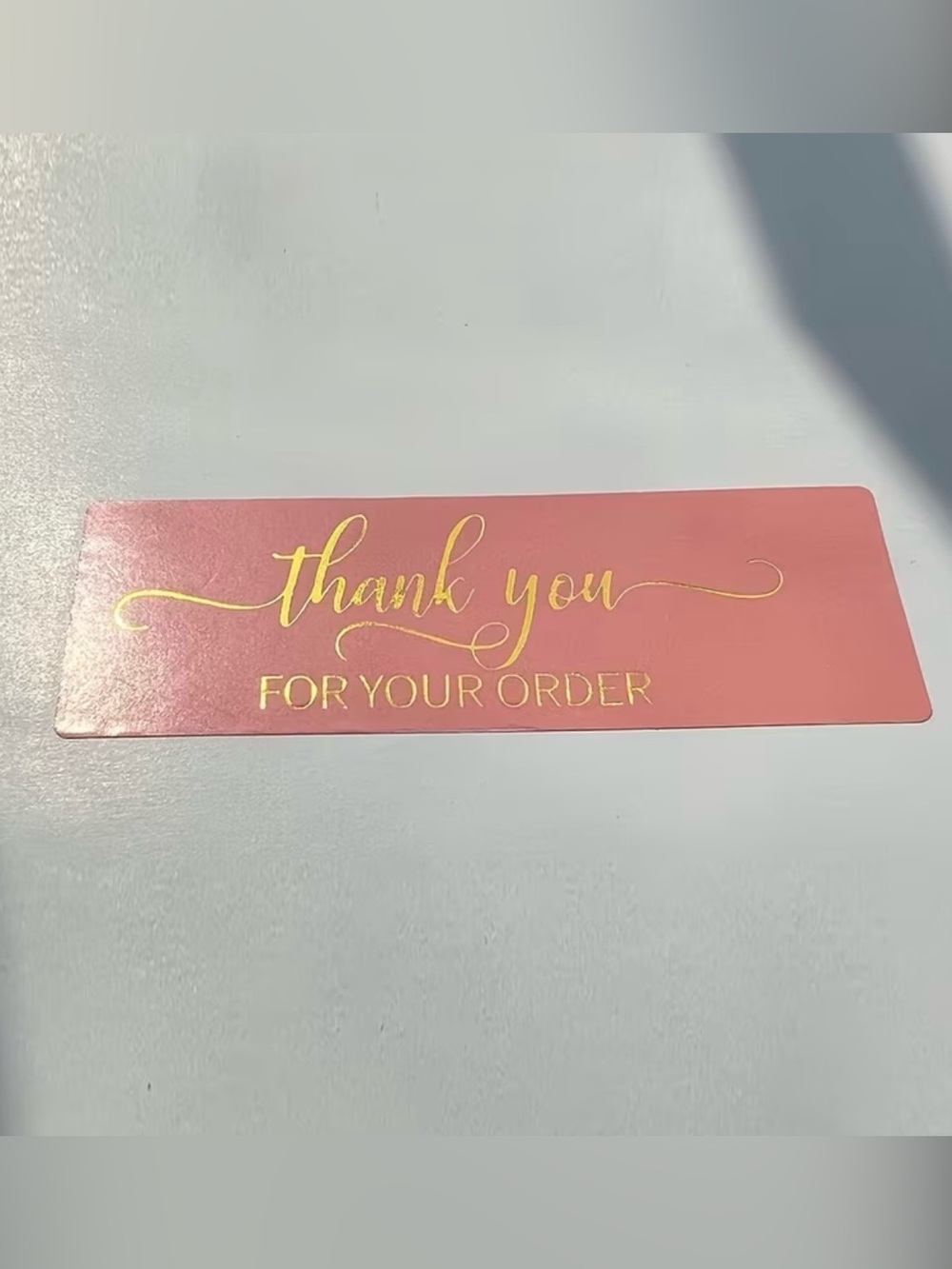 Thank You For Your Order Sticker Labels - Picture 4 of 5